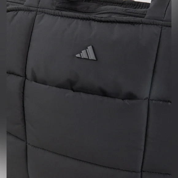ADIDAS All Me 3 Quilted Tote Bag, NWT, Black - Picture 4 of 5